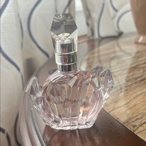 Ariana Grande Pink and Silver Perfume Bottle